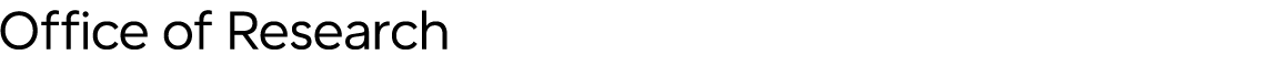 Office of Research Wordmark