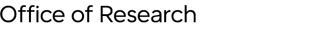 Mobile Wordmark for the Office of Research